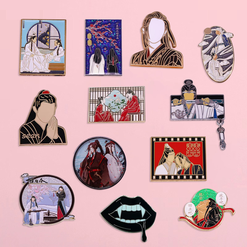 Embroidery - Костюм, сериал, эмалированная булавка «Неприборная», модная