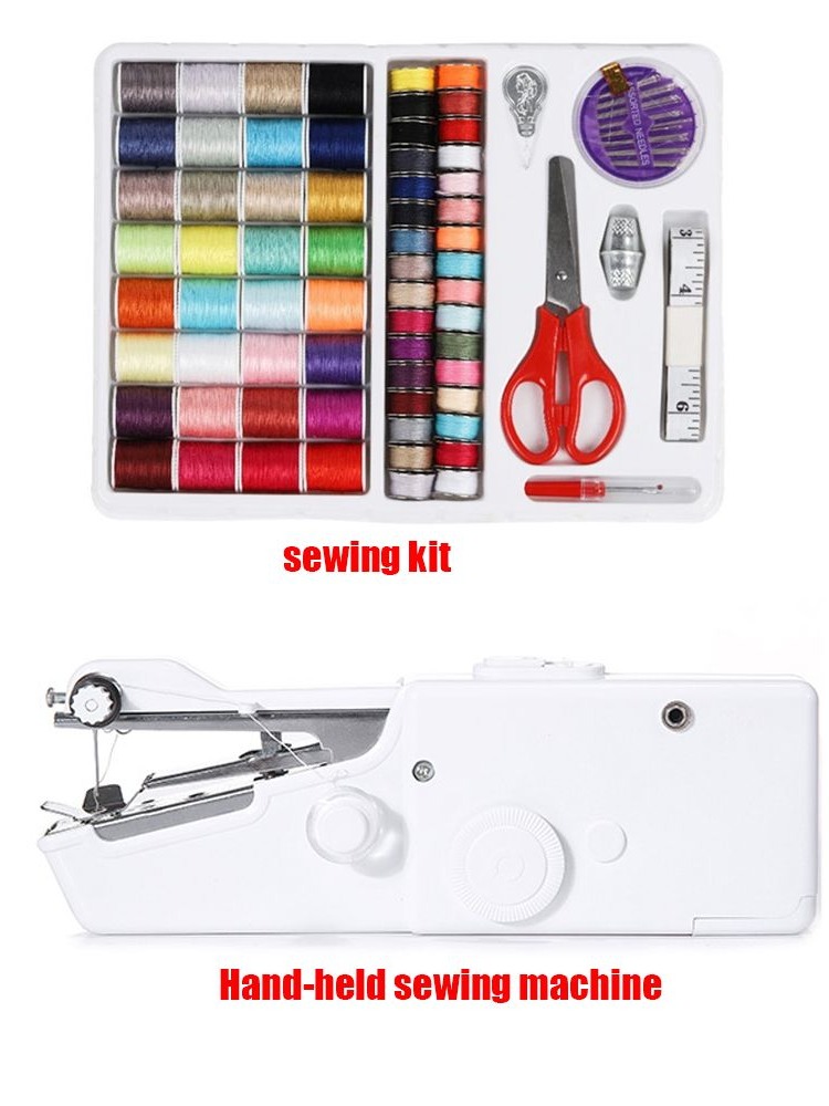 Mini Electric Sewing Machine Handheld - Портативная электрическая швейная машинка Locked Stitcher